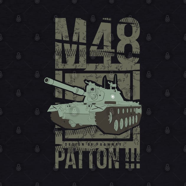 US Tank M48 Patton III by FAawRay